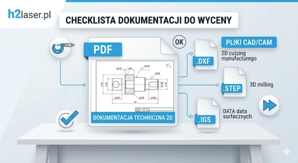 Jak przygotować dokumentację techniczną do obróbki CNC i cięcia? Poradnik dla konstruktorów i firm
